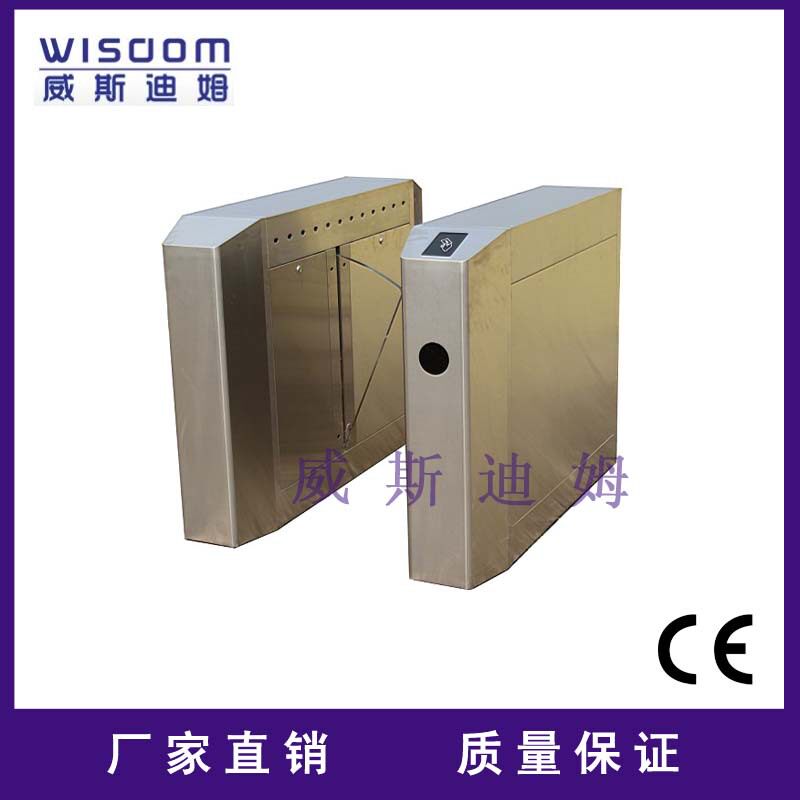 厂家批发 指纹人脸识别刷卡门禁系统 高档亚克力板智能防夹翼闸