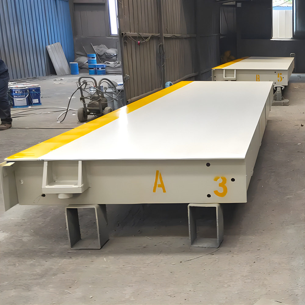 3.2mx16m出口式电子地磅60t