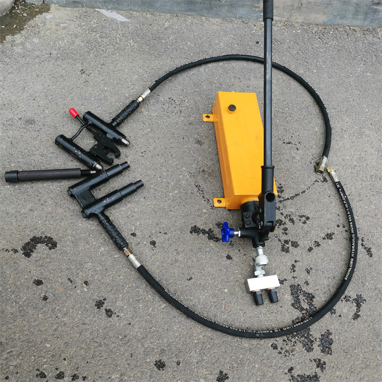 YBX-1液压拔销器提速道岔滑床台板手动液压拆卸工具铁路设备