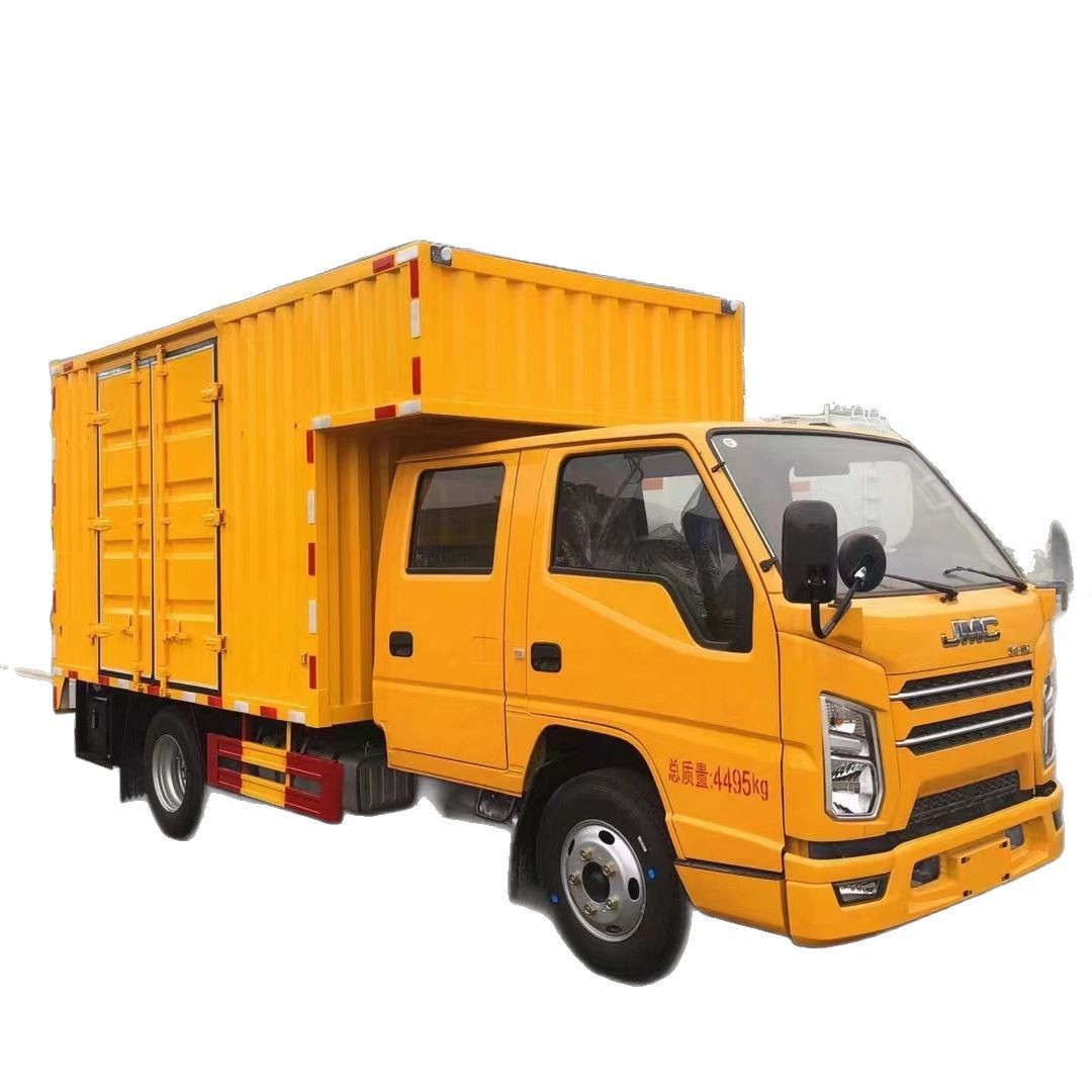 江铃双排座蓝牌工具厢式车   工具齐全的移动工作站 维修服务方便