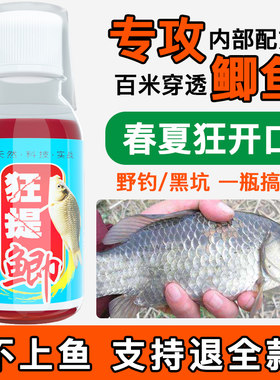 鲫鱼小药野钓黑口专饵用窝料诱鱼剂鱼饵开坑剂钓鱼小药大全添加剂