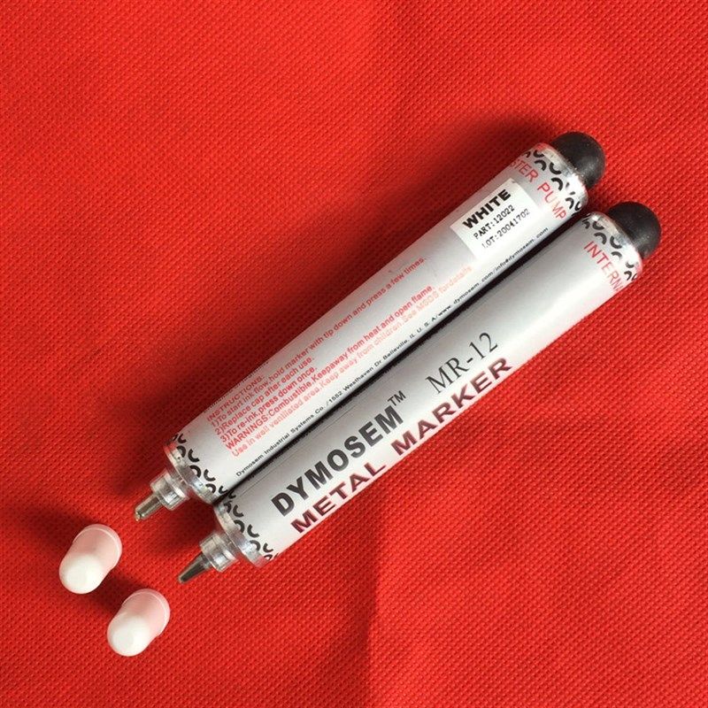 DYMOSEM Metal Marker硬管金属标记笔钢铁记号笔代替Nissen