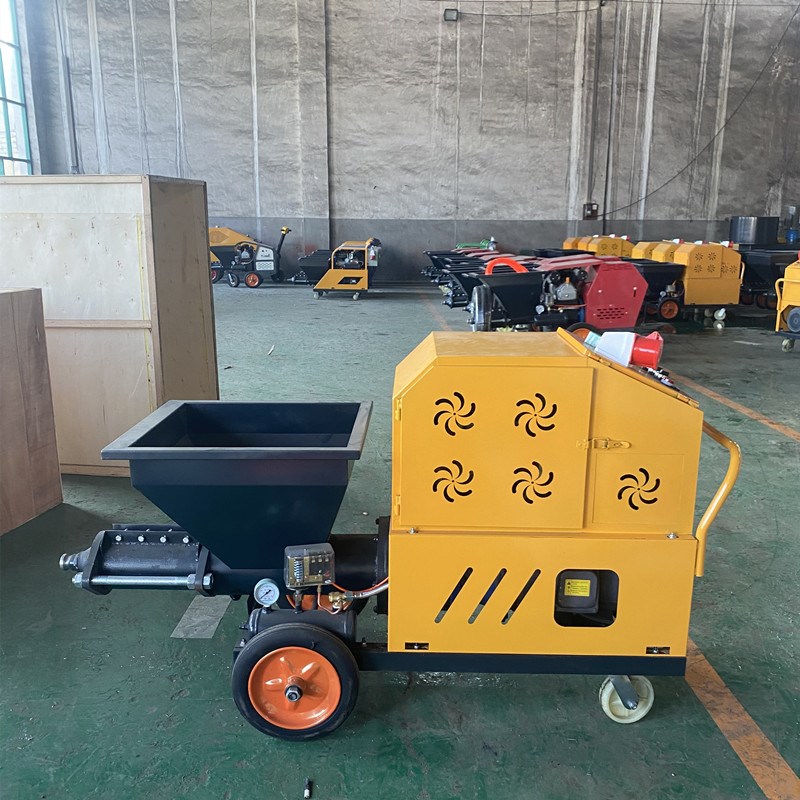 砂浆喷涂机c511型水泥砂浆抹墙机内外墙腻子喷涂机防火涂料喷涂机