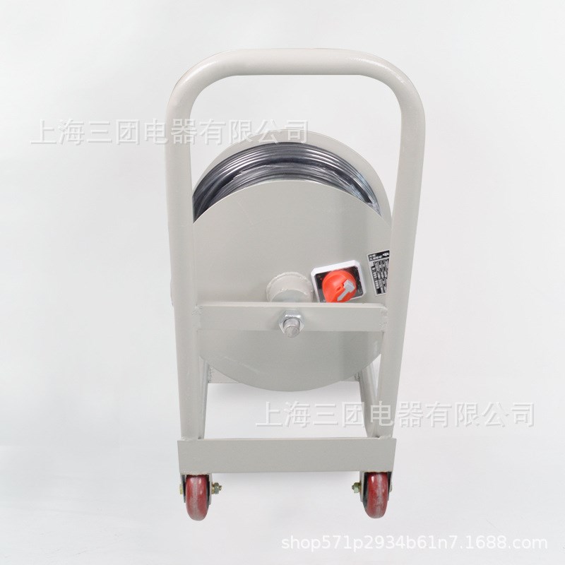 防爆移动电缆盘线盘绕线盘3*4+1卷线盘拖线盘线线轴收线器30/50米