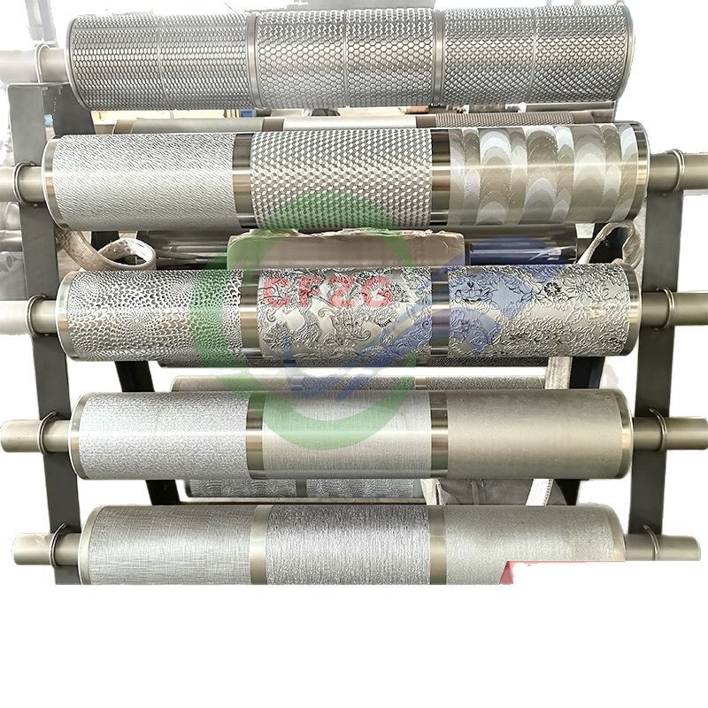 专业制造压花辊 泡沫压花辊 装饰板压花辊 网纹辊 斜纹辊 等产品