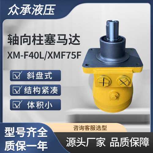工厂 XM-F40L XMF75F徐工回转马达吊机专用轴向柱塞马达