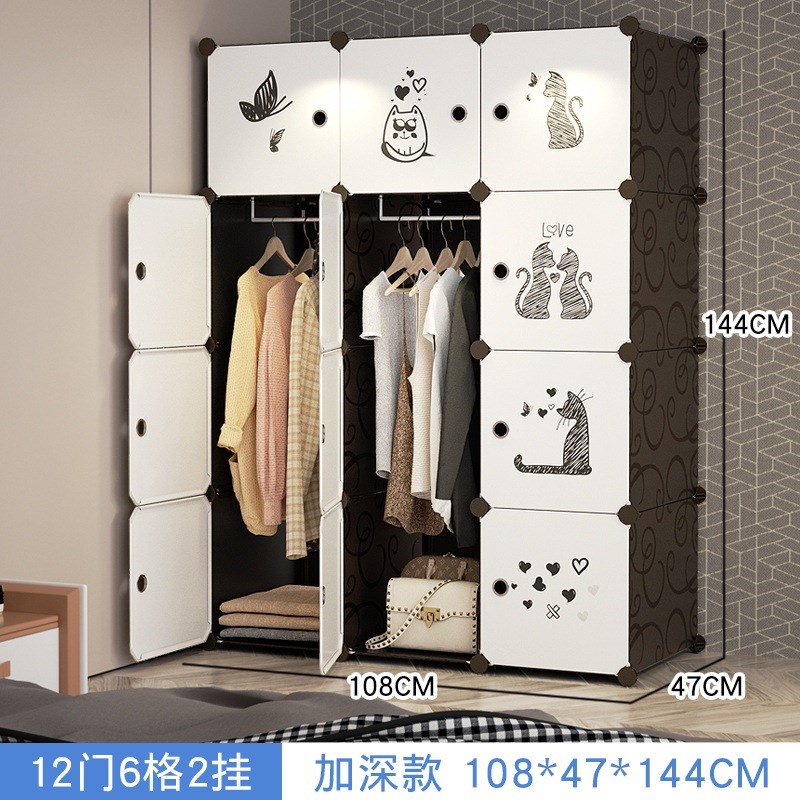 衣柜家用布艺衣服收纳箱特大号简