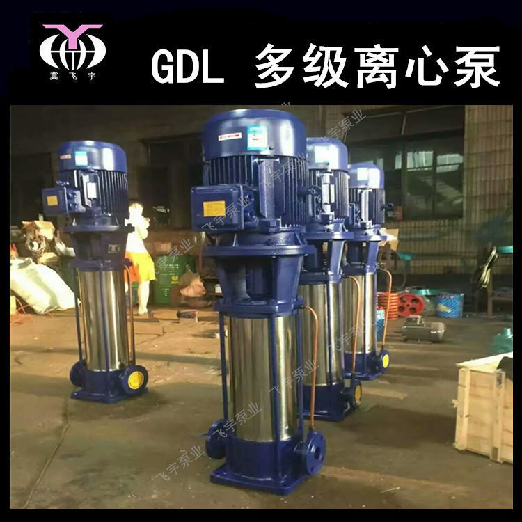 GDL型立式多级管道离心泵 150GDL160-25X2 管道循环增压泵稳压泵