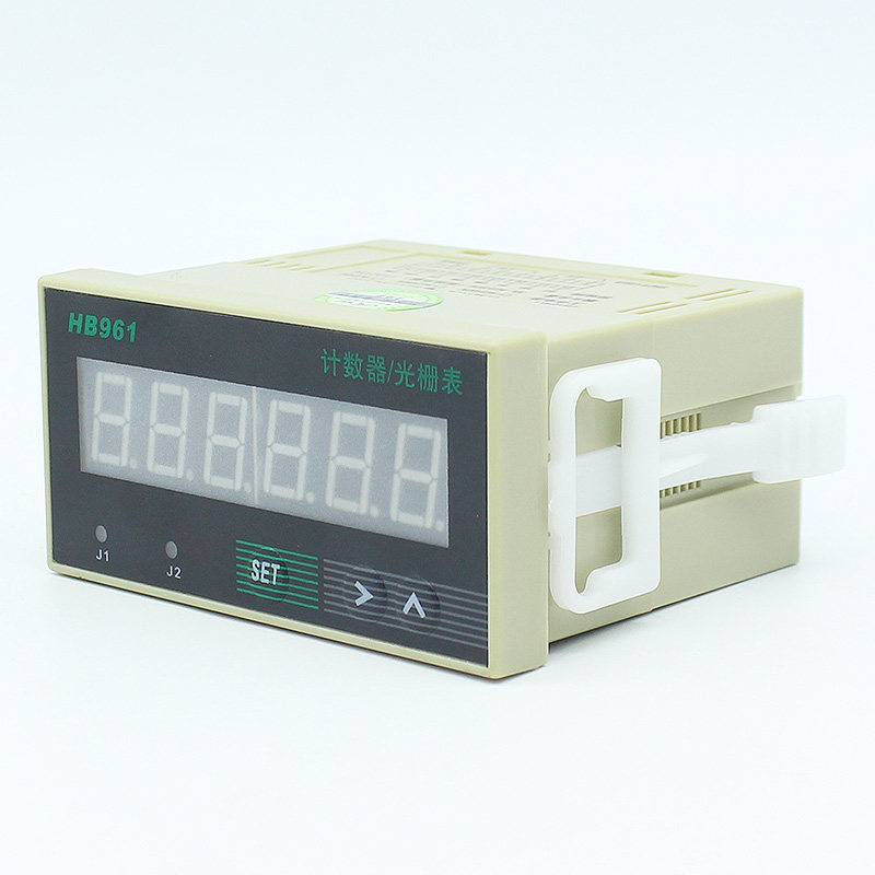 HB961加数减数双向可逆智能计数器 电子数显计米器AC220V光栅表