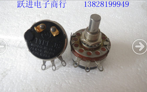 进口美国AB TYPE JS 10K 2A125V带开关电位器 柄长20MMX6.3