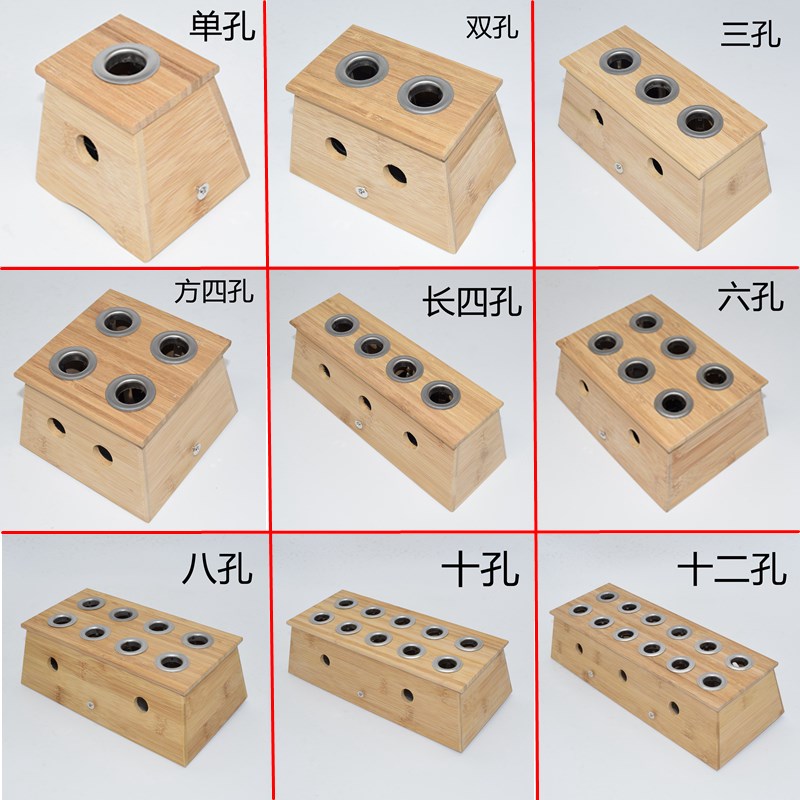 艾灸盒竹子竹 家用木制艾灸盒便披风/斗篷