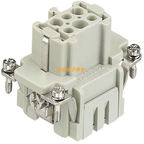 哈丁6针弹片母芯 09330062716 HARTING重载连接器 Han 6 ES-F