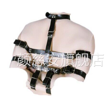 m道具束缚情趣性感强制捆绑手铐s连颈背铐臂铐女奴调教衣情趣用品