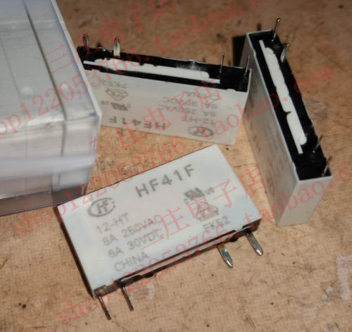 散新 4脚 继电器 HF41F 12-HT 41F-1A-12V-6A