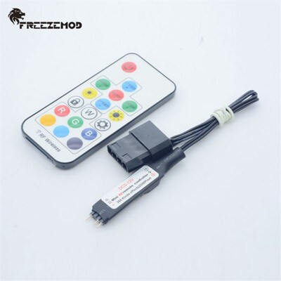 FREEZEMOD电脑水冷氛围灯5V极光全彩遥控器CH-YKKZ彩虹控制器