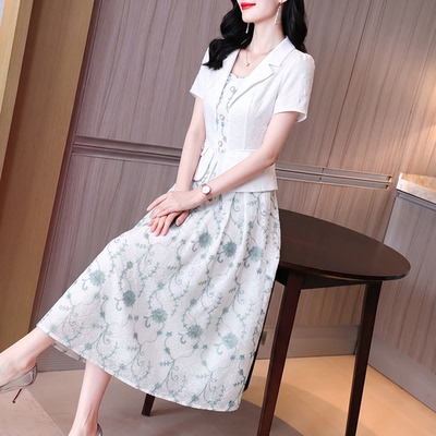 米芳艳旗袍连衣裙轻奢高级感礼服