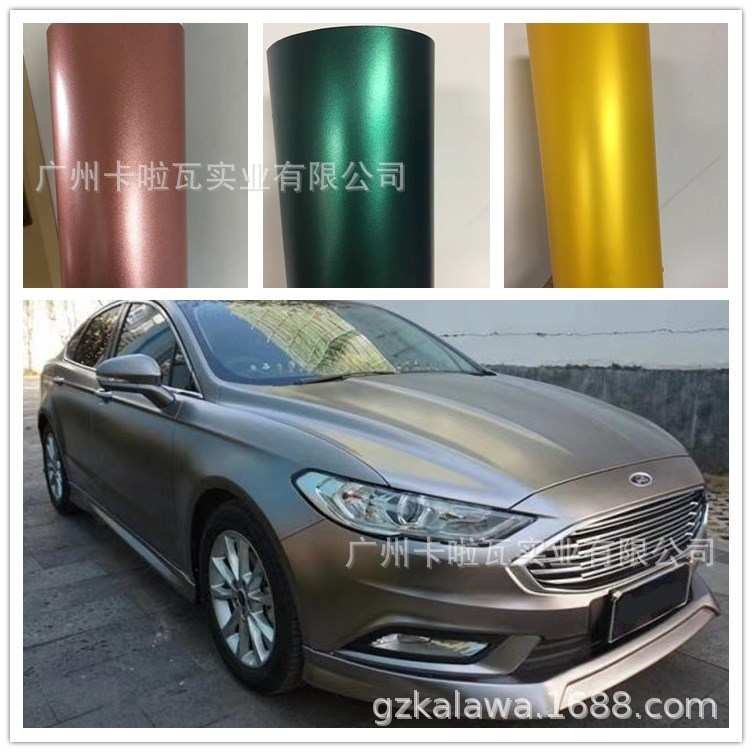 直销电光金属灰汽车改色膜超哑黑改装内外饰全车身贴纸改色贴