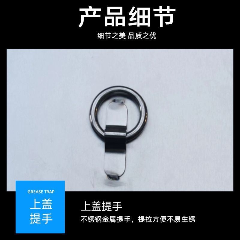 地埋式隔油池饭店食堂油水分x离器下水道三层油污过滤器防堵隔油