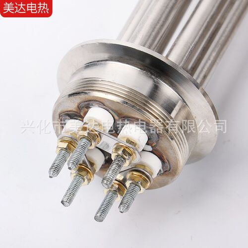 酿酒用加b热棒卡箍卡盘64发热管螺纹400mm电热管快装蒸馏电加热器