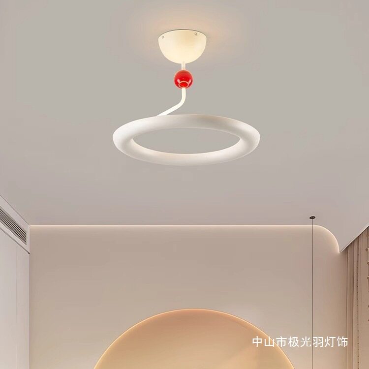 天使环母婴灯全光谱漫反射婴儿护眼吸顶灯极简儿童卧室宝宝房间灯