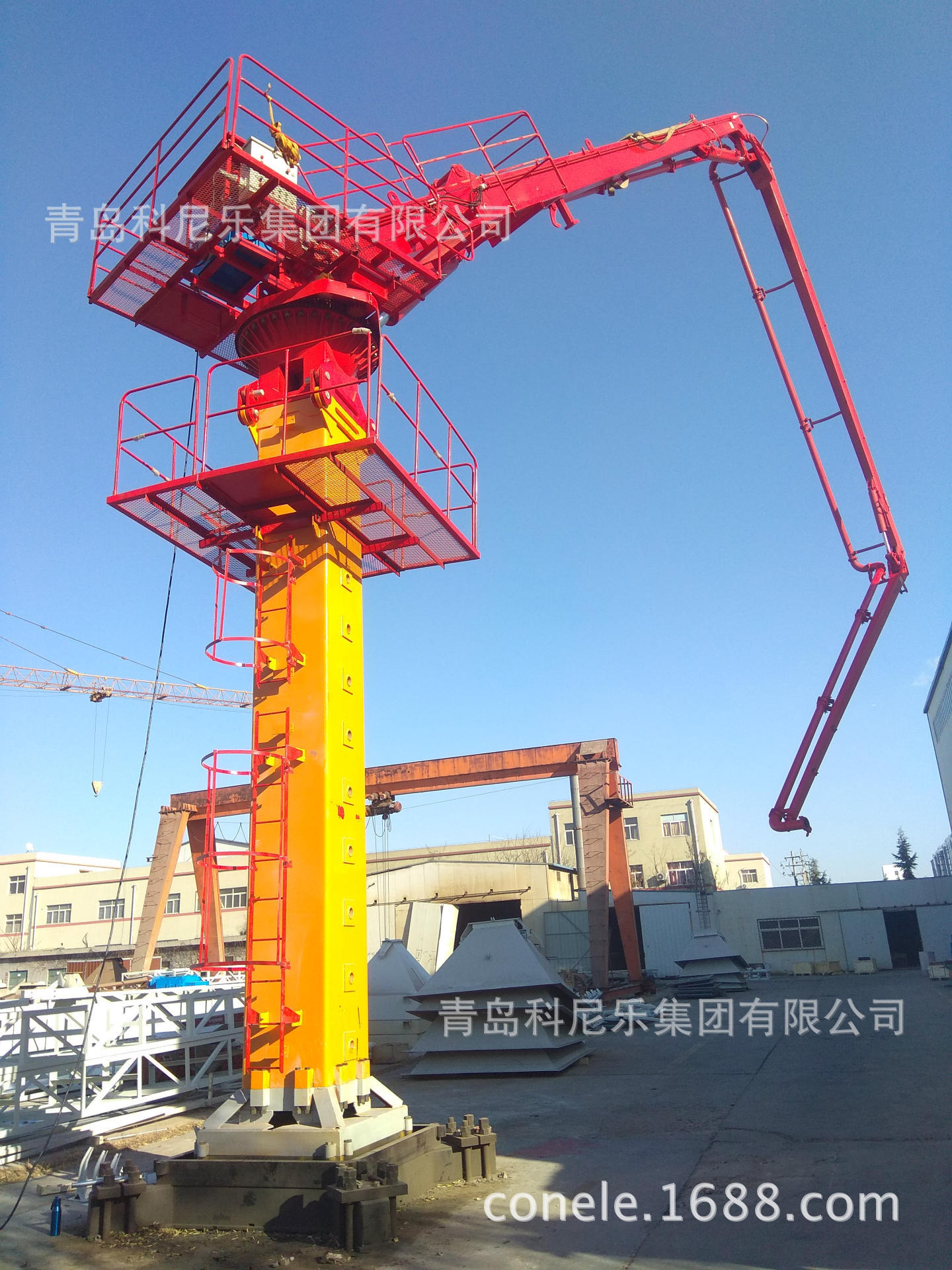 28米楼面液压内爬布料机