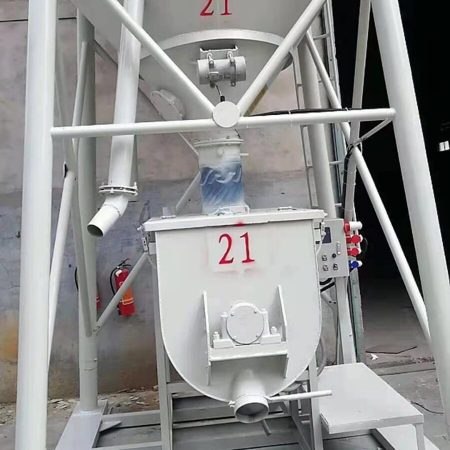 U型搅拌腻子罐35吨工地一体机