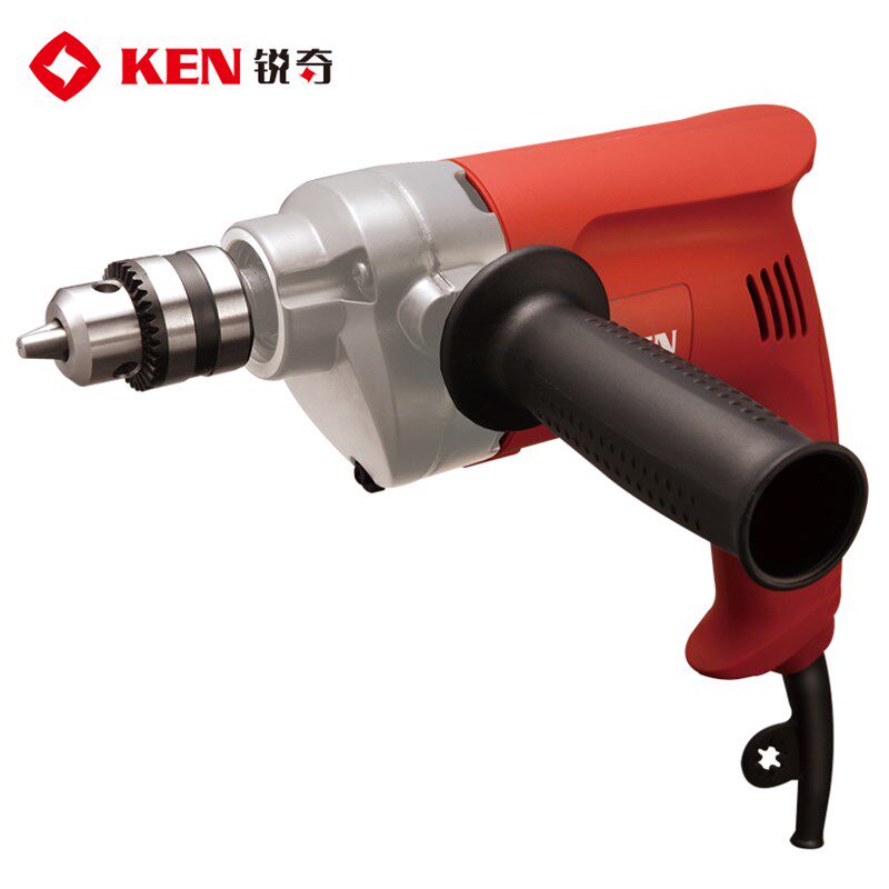 上海KEN锐奇6310ER手电钻10mm家用手枪钻大功率多功能调速电钻