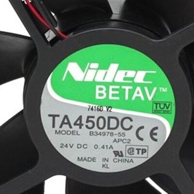 Nidec BETAV TA450DC B34978-55 24V 0.41A 12厘米变频器散热风扇