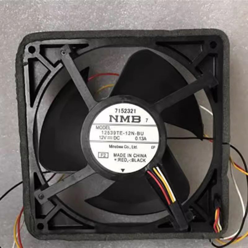 NMB 12V防水12539TE-12N-BU 0.13A 超静音风扇冰箱冷藏冷风机12.5