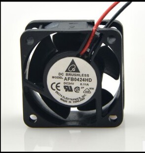 台达 4020 24v 0.11A 4cm 大风量 车载逆变 变频器风扇 AFB0424HD