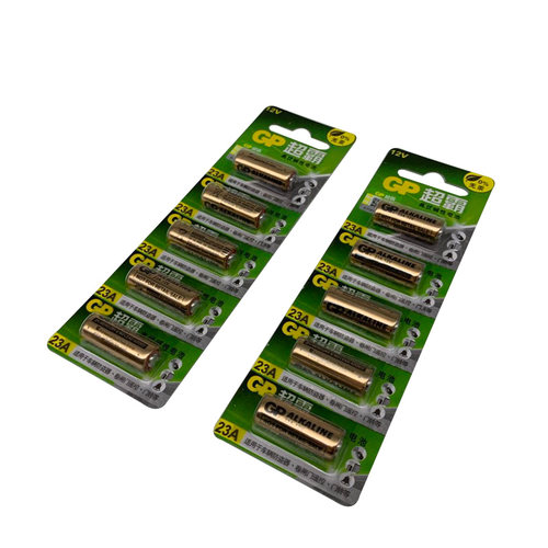 Sa1【全新包装】GP超霸23A/27A 12V卷帘门遥控器 电池 一卡5颗粒