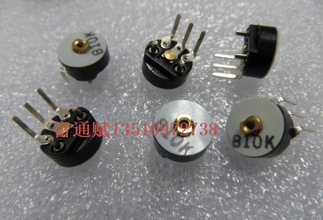 现货特供台湾进口玩具类专用 10型 B10K可调电位器 3脚 单联 单圈