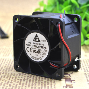 台达 FFB0624EHE 24V 0.57A 6CM 三线测速 6038 6CM双滚珠风扇