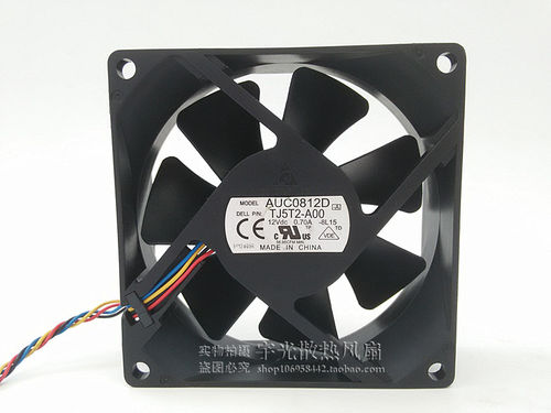 台达AUC0812D 8CM 8025 12V0.70A静音大风4线PWM温控机箱散热风扇