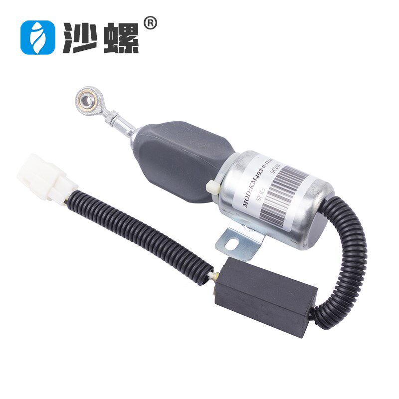 东风发动机配KM493动力机停机电磁阀KM493-a-1111010带电子保护器