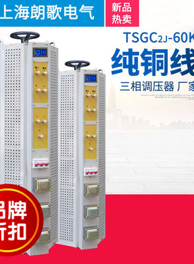 三相调压器60KW接触式TSGC2J-60KVA大功率交流数显可调变压器380V
