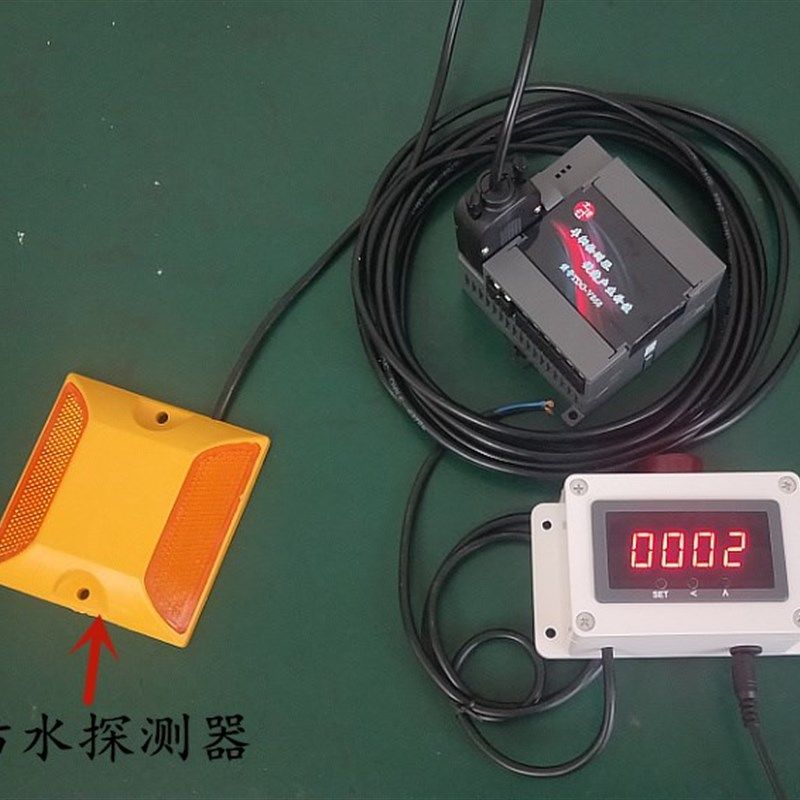 车辆出入计数器洗车房停车场道闸汽车数显自动感应记数器道路流量