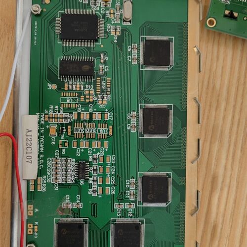 CK66 UL94V-0 注塑机电脑显示屏 20针排线显示屏 LMBHAT-014ECK