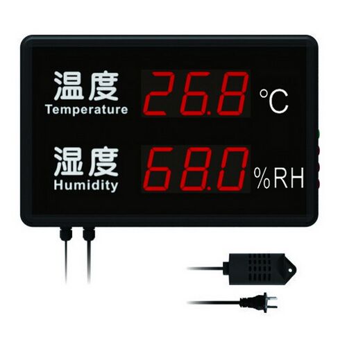 STR823/830/846C/M/R壁挂式LED温湿度计仪表检测仪显示屏幕