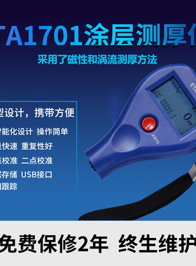 一思通ETA-1701涂层 漆膜膜厚计 镀层镀锌层膜厚仪可连接电脑