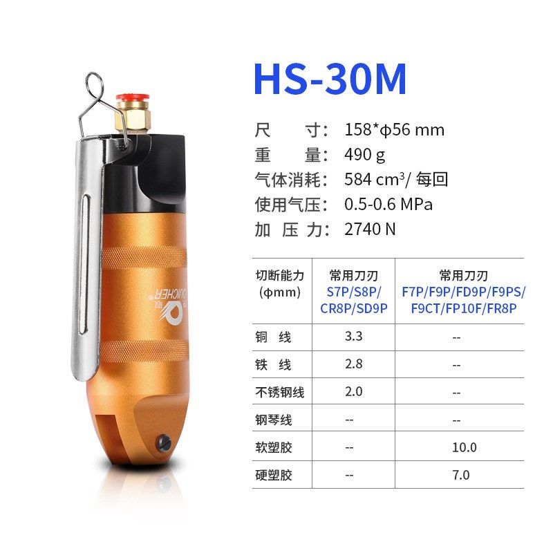 气动剪刀塑料树脂l铜线剪钳水口剪钳斜口钳气剪刀头偏口钳剪铁线
