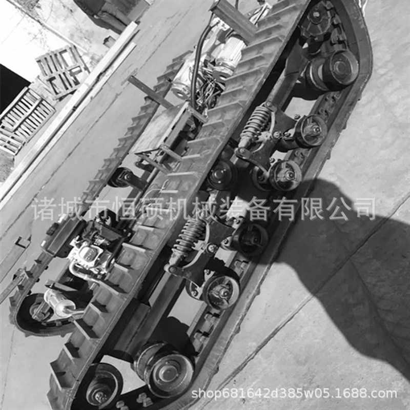 直销液压马达履i带底盘 电动履带底盘 机械变速箱履带底盘车