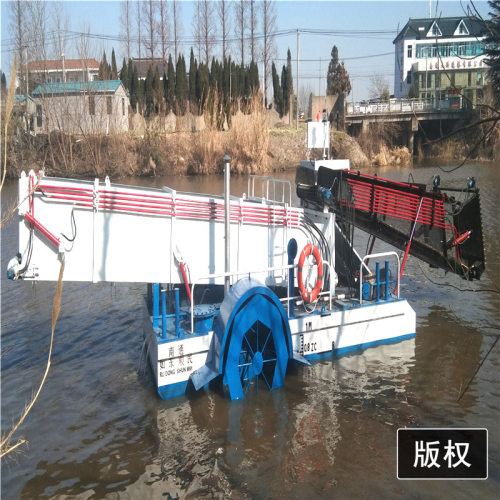 青州河道全自动水草收割打捞船