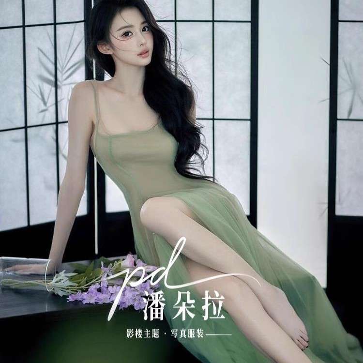 御姐女神纯欲透视裙影楼写真服装钓系美人辣妹私房艺术照摄影演出
