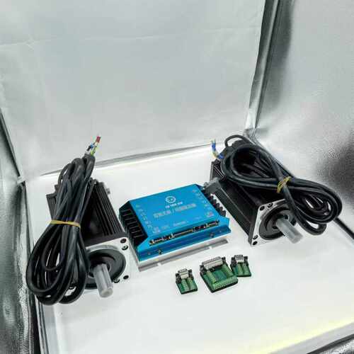 48V1000W1500RPM伺服电机套装双路驱动器CAN通讯RS232履带机器人