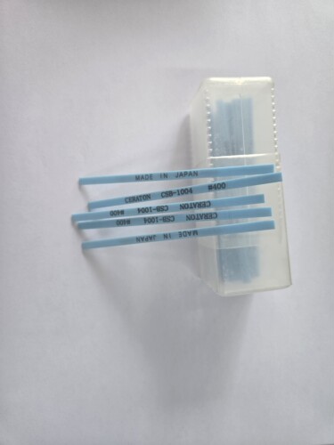 CERATON犀利盾日本进口纤维油石浅蓝色400号耐磨火花纹耐用不易弯