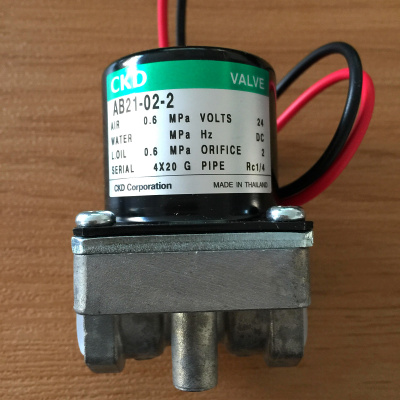 CKD正品电磁阀AB21-02-2-DC24V AB21-02-3-A-AC220V AC110V