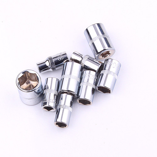 内外六角套筒头套头扳手工具棘轮5.5/7/8/10套筒头子6.3mm1/4吋套