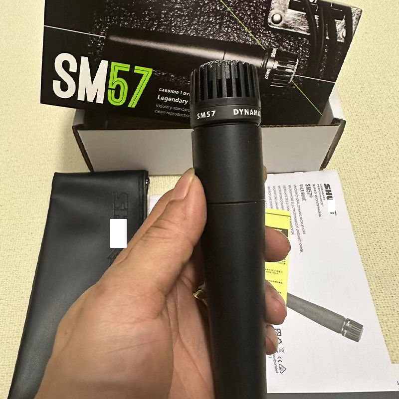外贸高品质 SM57 有线动圈麦克风舞台卡拉OKP主持演出直播专业话