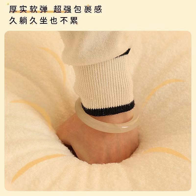 奶油北欧懒人沙发豆袋o卧室网红公主风出租房屋地上沙发小户型南